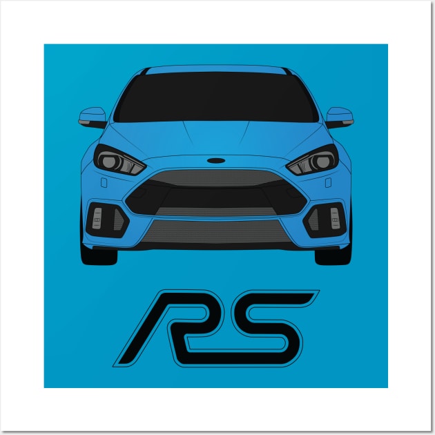 Focus RS Wall Art by AutomotiveArt